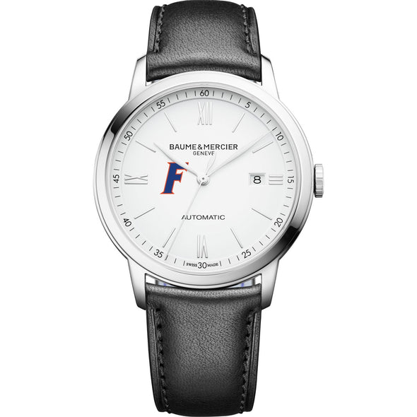 Florida Men's Baume et Mercier 42mm Classima Automatic Watch with White Dial & Black Leather Strap Shot #2