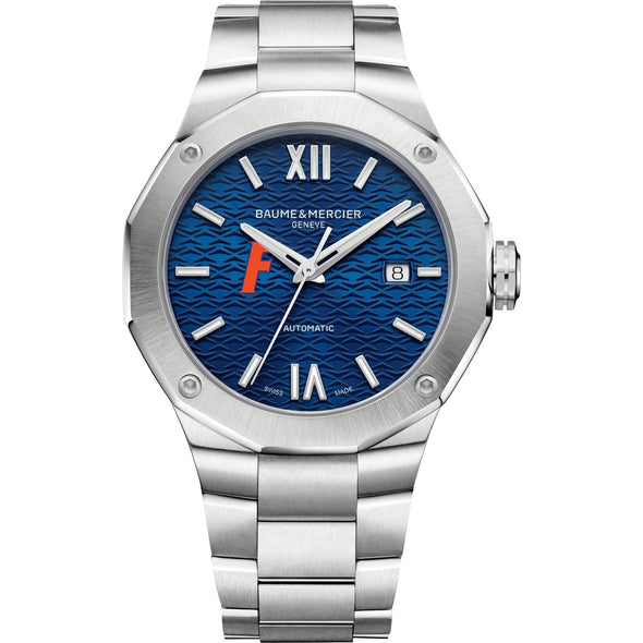 Florida Men's Baume et Mercier 42mm Riviera Watch with Blue Dial & Bracelet Shot #2