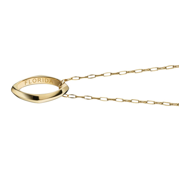 Florida Monica Rich Kosann Poesy Ring Necklace in Gold Shot #3
