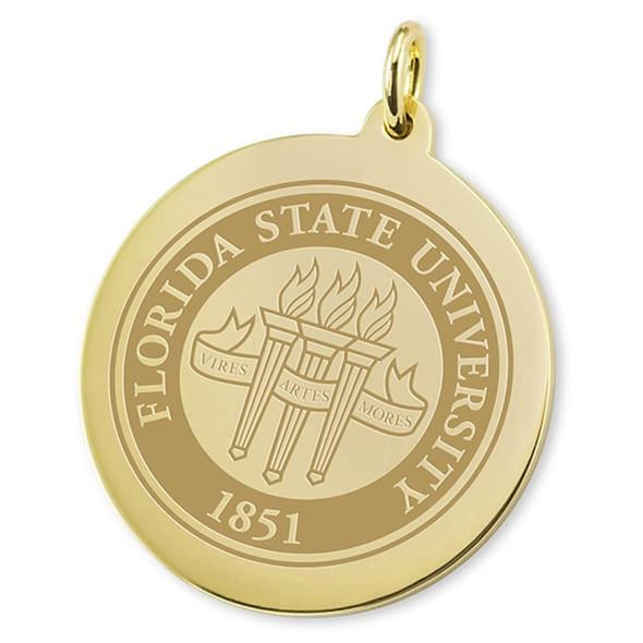 Fsu Charm FSU 18K Gold Charm | M.LaHart & Co.