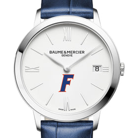 Florida Women's Baume et Mercier 36.5mm Classima Watch with White Dial & Blue Leather Strap Shot #1
