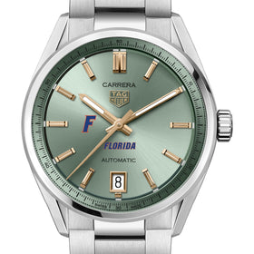 Florida Women's TAG Heuer Steel Carrera Automatic with Green Dial Shot #1