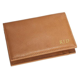 Fold-over Leather Card Case Shot #1