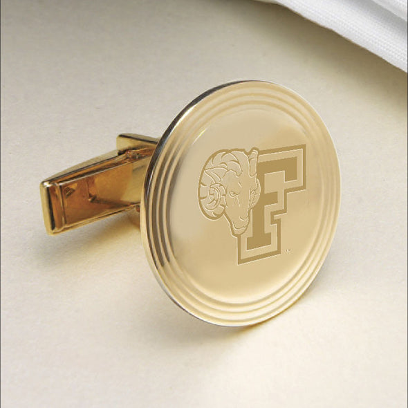 Fordham 14K Gold Cufflinks Shot #2