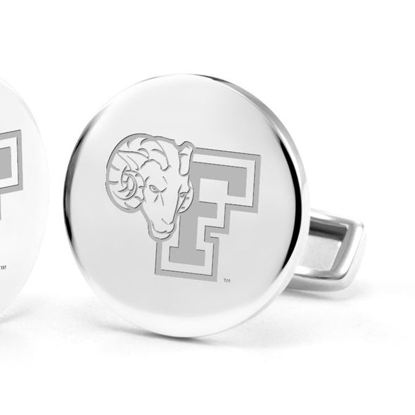 Fordham Cufflinks in Sterling Silver Shot #2