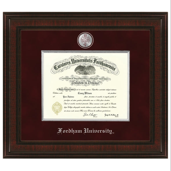 Fordham Diploma Frame - Excelsior Shot #1