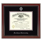 Fordham Diploma Frame, the Fidelitas Shot #1