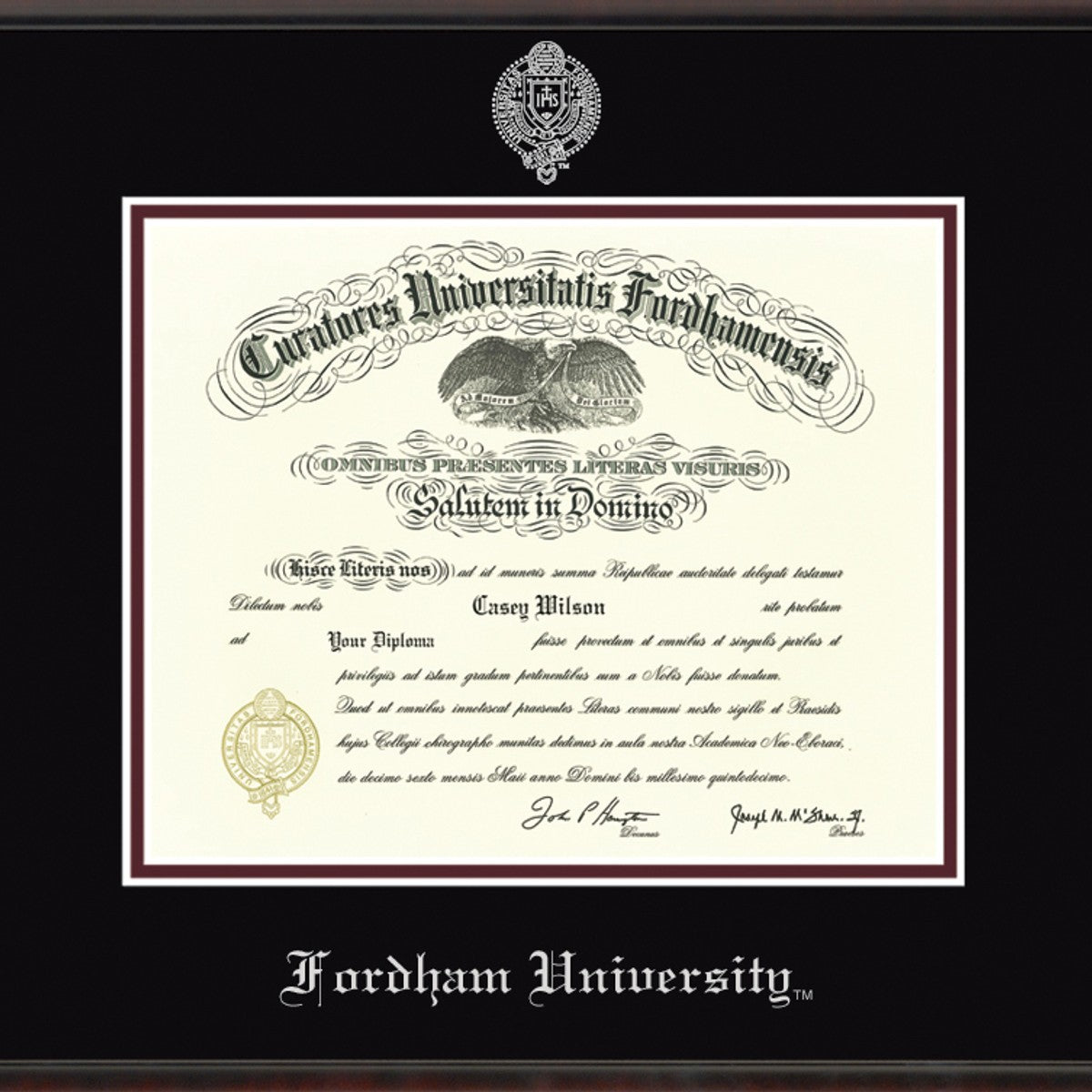 Fordham Diploma Frame, the Fidelitas - Graduation Gift Selection | M