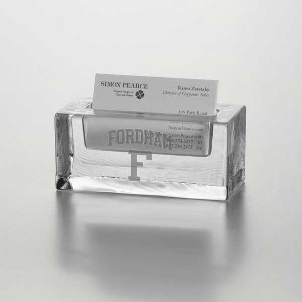 Fordham Glass Business Cardholder by Simon Pearce Shot #1