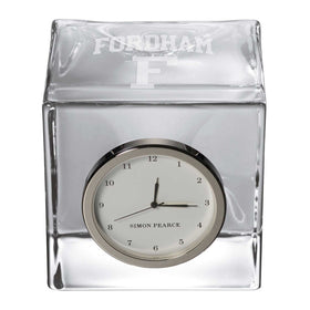 Fordham Glass Desk Clock by Simon Pearce Shot #1