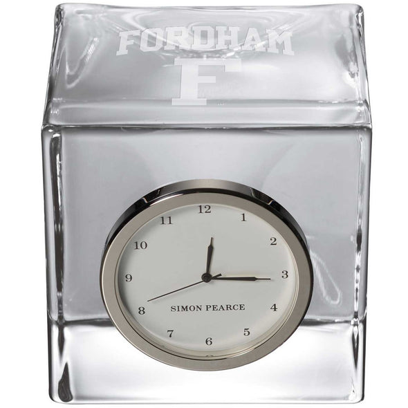 Fordham Glass Desk Clock by Simon Pearce Shot #2