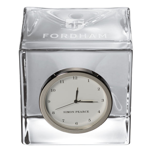 Fordham Glass Desk Clock by Simon Pearce Shot #2