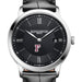 Fordham Men's Baume et Mercier 40mm Classima Quartz Watch with Black Dial & Black Leather Strap