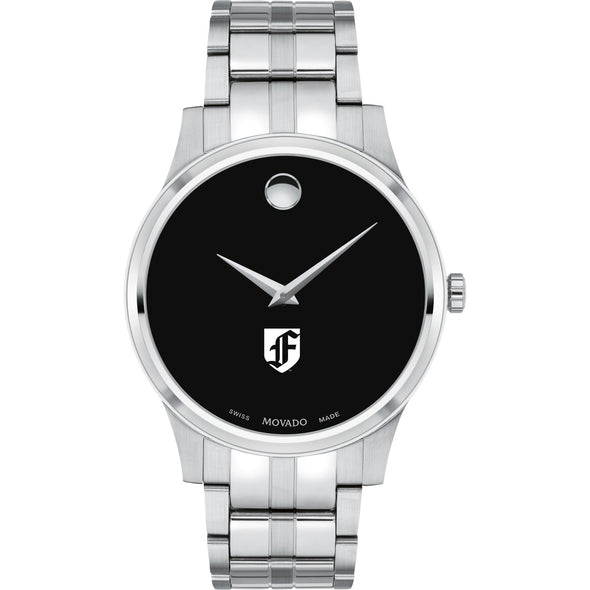 Fordham Men's Movado Collection Stainless Steel Watch with Black Dial Shot #2