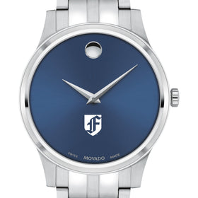 Fordham Men's Movado Collection Stainless Steel Watch with Blue Dial Shot #1