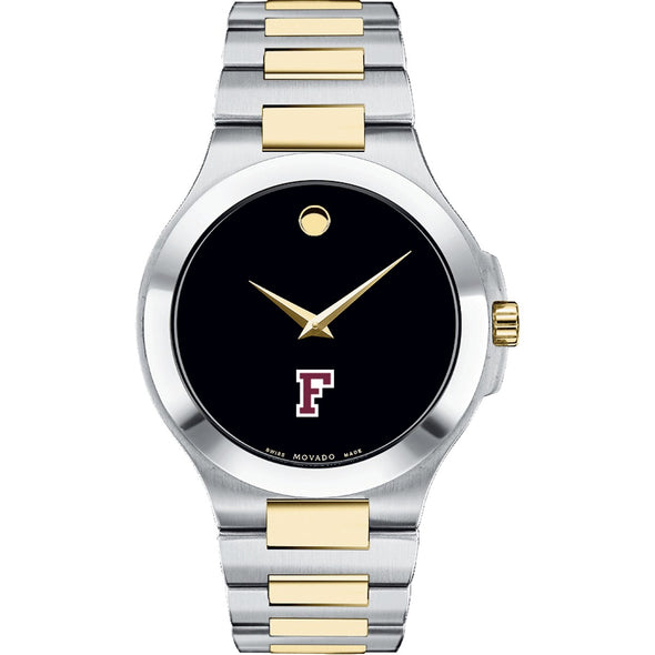 Fordham Men&#39;s Movado Collection Two-Tone Watch with Black Dial Shot #2