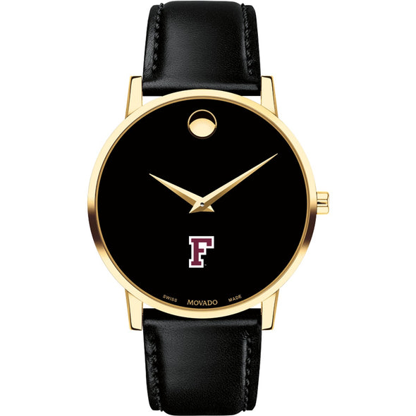 Fordham Men&#39;s Movado Gold Museum Classic Leather Shot #2