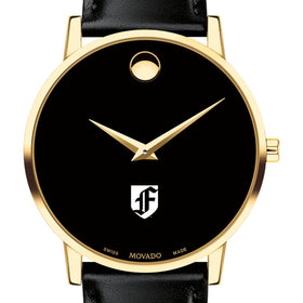 Fordham Men's Movado Gold Museum Classic Leather Shot #1