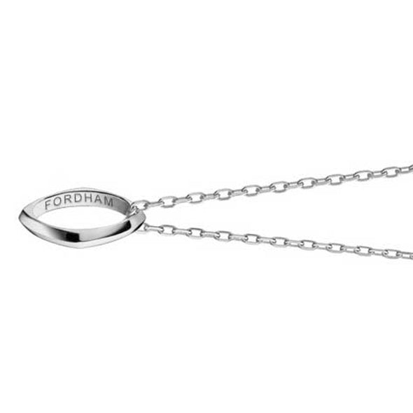 Fordham Monica Rich Kosann Poesy Ring Necklace in Silver Shot #3