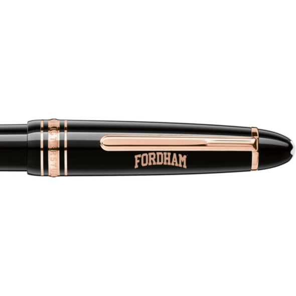 Fordham Montblanc Meisterstück LeGrand Ballpoint Pen in Red Gold Shot #2