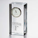 Fordham Tall Glass Desk Clock by Simon Pearce