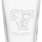 Fordham University 16 oz Pint Glass- Set of 2 Shot #3