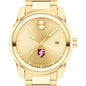 Fordham University Men's Movado BOLD Gold with Date Window Shot #1