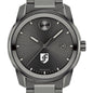 Fordham University Men's Movado BOLD Gunmetal Grey with Date Window Shot #1