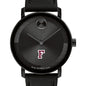 Fordham University Men's Movado BOLD with Black Leather Strap Shot #1