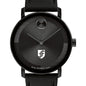 Fordham University Men's Movado BOLD with Black Leather Strap Shot #1