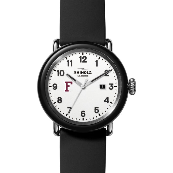 Fordham University Shinola Watch, The Detrola 43mm White Dial at M.LaHart &amp; Co. Shot #2