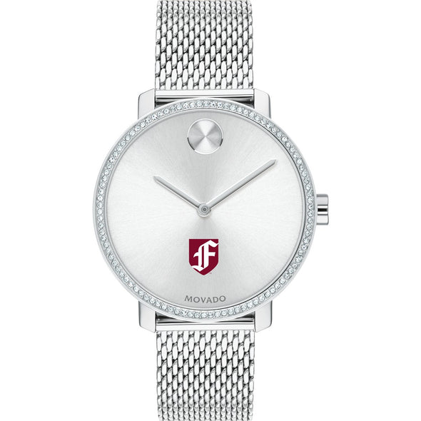 Fordham Women's Movado Bold with Crystal Bezel & Mesh Bracelet Shot #2
