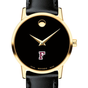 Fordham Women&#39;s Movado Gold Museum Classic Leather Shot #1