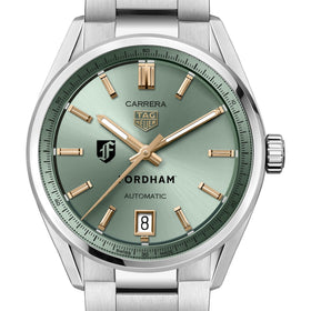 Fordham Women's TAG Heuer Steel Carrera Automatic with Green Dial Shot #1