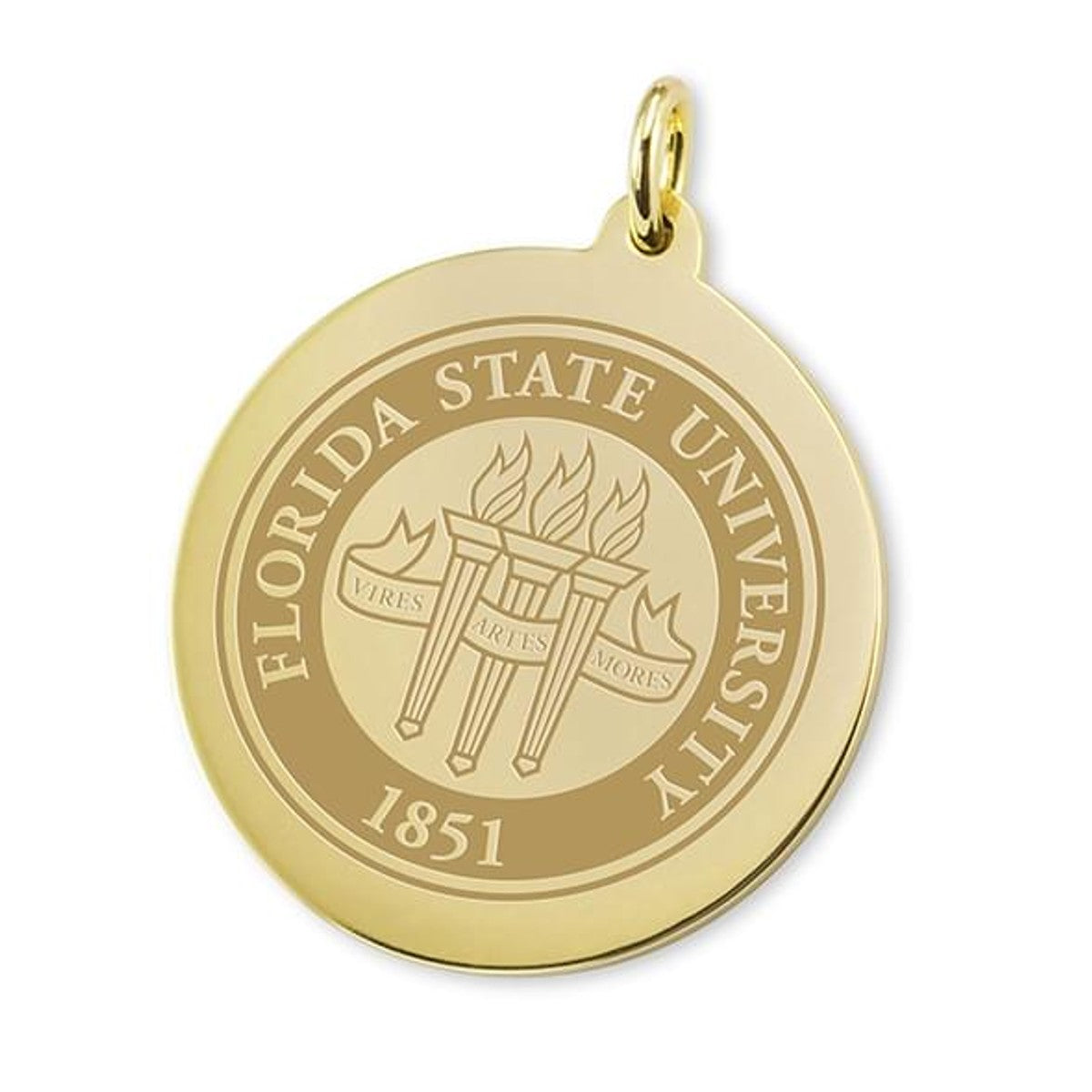 Key Ring Fsu FSU 14K Gold Charm - Graduation Gift Selection | M.LaHart & Co.