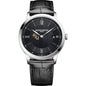 FSU Men's Baume et Mercier 40mm Classima Quartz Watch with Black Dial & Black Leather Strap Shot #2