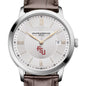 FSU Men's Baume et Mercier 40mm Classima Quartz Watch with Silver Dial & Dark Brown Leather Strap Shot #1