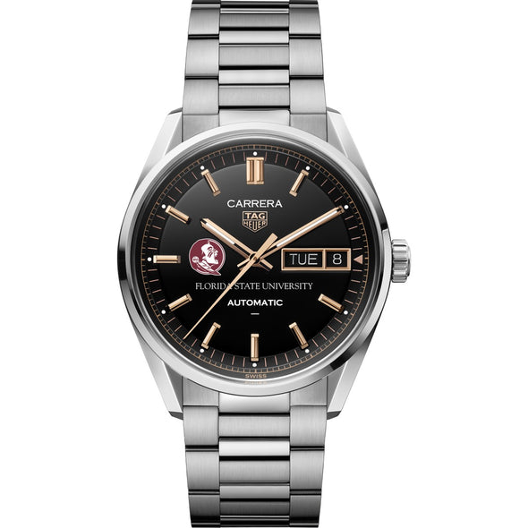 FSU Men's TAG Heuer Carrera Day-Date Automatic with Black Dial Shot #2