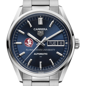 FSU Men's TAG Heuer Carrera Day-Date with Blue Dial Shot #1