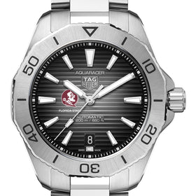 FSU Men's TAG Heuer Steel Automatic Aquaracer with Black Dial Shot #1