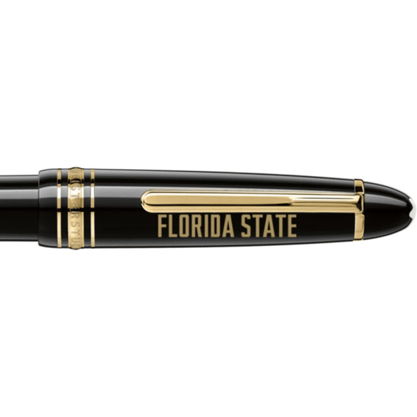 FSU Montblanc Meisterstück Midsize Ballpoint Pen in Gold Shot #2