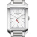 FSU Women's Baume et Mercier 35X22mm Hampton Watch with Silver Dial & Bracelet