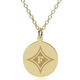 Furman 18K Gold Pendant & Chain Shot #1