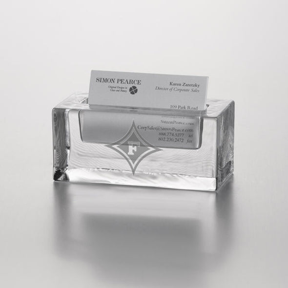 Furman Glass Business Cardholder by Simon Pearce Shot #1