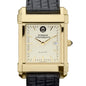 Furman Men's Gold Quad with Leather Strap Shot #1