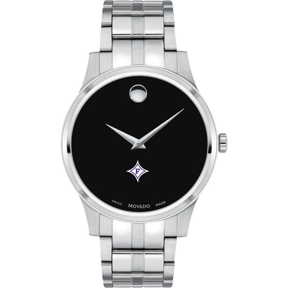Furman Men's Movado Collection Stainless Steel Watch with Black Dial Shot #2