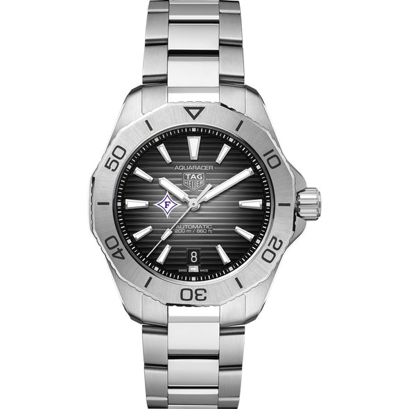 Furman Men's TAG Heuer Steel Automatic Aquaracer with Black Dial Shot #2