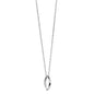 Furman Monica Rich Kosann Poesy Ring Necklace in Silver Shot #2