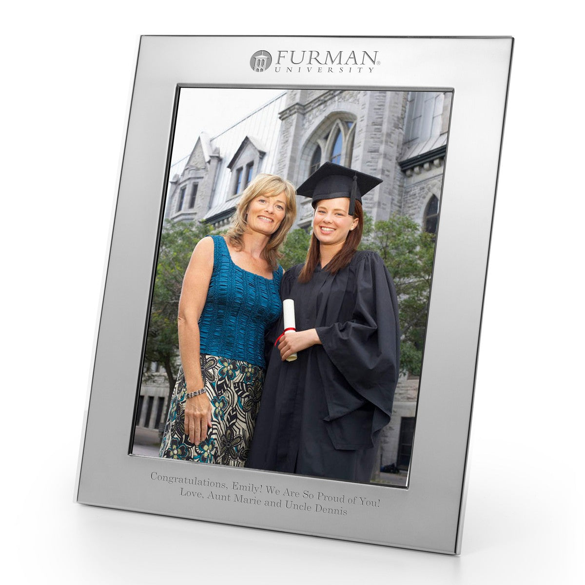 Furman Polished Pewter 8x10 Picture Frame - Graduation Gift Selection ...