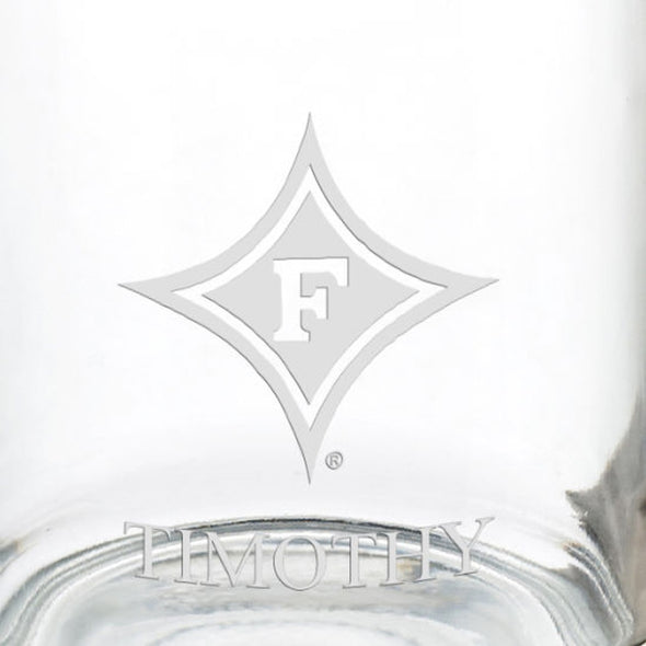 Furman University 13 oz Glass Coffee Mug Shot #3